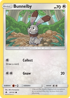 Bunnelby 97/131 Pokémon card from Forbidden Light for sale at best price
