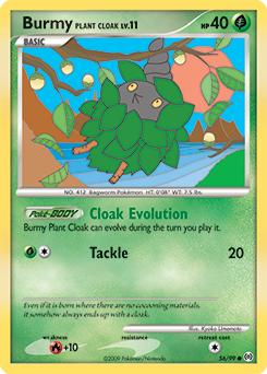 Carte Pokémon Burmy 56/99 de la série Arceus en vente au meilleur prix