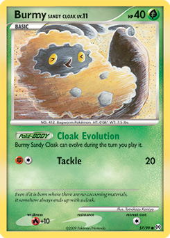 Carte Pokémon Burmy 57/99 de la série Arceus en vente au meilleur prix