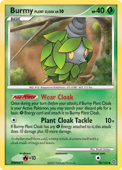 Burmy Plant Cloak 78/132 Pokémon card from Secret Wonders for sale at best price