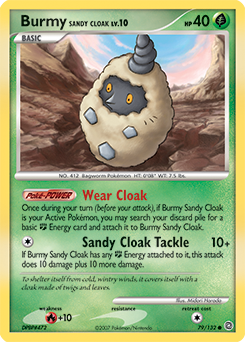 Burmy Sandy Cloak 79/132 Pokémon card from Secret Wonders for sale at best price