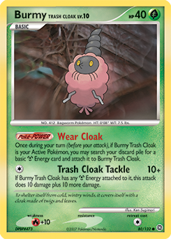 Burmy Trash Cloak 80/132 Pokémon card from Secret Wonders for sale at best price