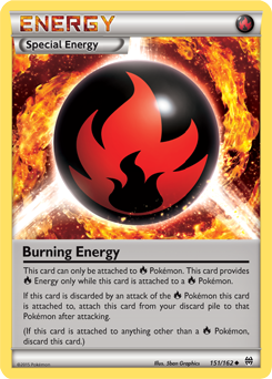 Burning Energy 151/162 Pokémon card from Breakthrough for sale at best price