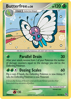 Butterfree 14/106 Pokémon card from Great Encounters for sale at best price