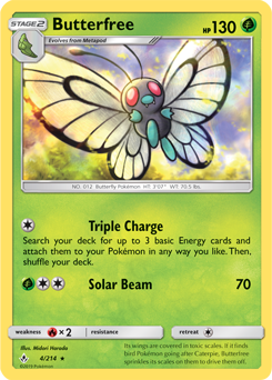 Butterfree 4/214 Pokémon card from Unbroken Bonds for sale at best price