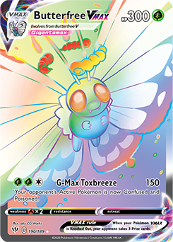 Butterfree VMAX 190/189 Pokémon card from Darkness Ablaze for sale at best price