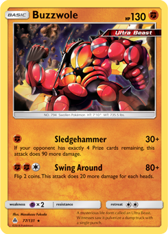 Buzzwole 77/131 Pokémon card from Forbidden Light for sale at best price