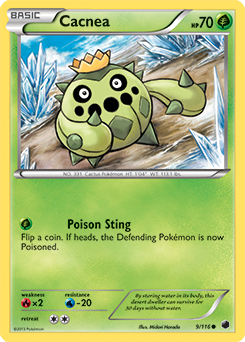 Cacnea 9/116 Pokémon card from Plasma Freeze for sale at best price