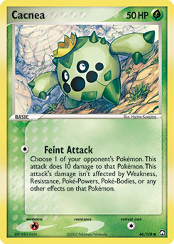 Cacnea 46/108 Pokémon card from Ex Power Keepers for sale at best price