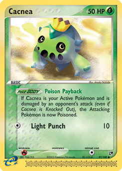 Carte Pokémon Cacnea 57/100 de la série Ex Tempête de Sable en vente au meilleur prix