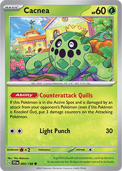 Cacnea 005/198 Pokémon card from Scarlet & Violet for sale at best price
