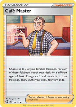 Café Master 133/172 Pokémon card from Brilliant Stars for sale at best price
