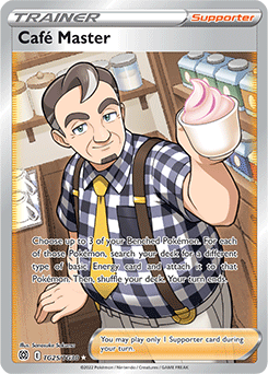Café Master TG25/TG30 Pokémon card from Brilliant Stars for sale at best price