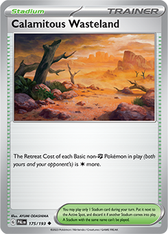Calamitous Wasteland 175/193 Pokémon card from Paldea Evolved for sale at best price