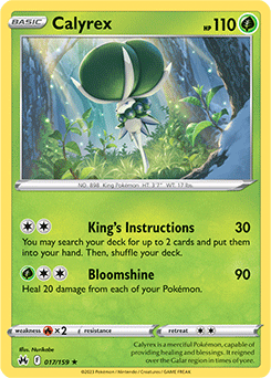 Calyrex 017/159 Pokémon card from Crown Zenith for sale at best price