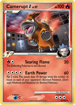 Camerupt 19/147 Pokémon card from Supreme Victors for sale at best price