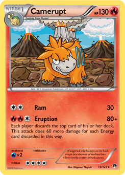 Camerupt 13/122 Pokémon card from Breakpoint for sale at best price