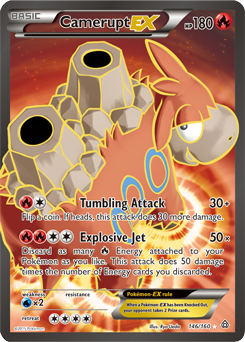 Camerupt EX 146/160 Pokémon card from Primal Clash for sale at best price