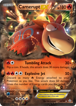Camerupt EX 29/160 Pokémon card from Primal Clash for sale at best price