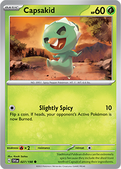 Capsakid 027/198 Pokémon card from Scarlet & Violet for sale at best price