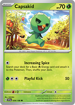 Capsakid 028/198 Pokémon card from Scarlet & Violet for sale at best price