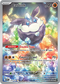 Carbink 242/217 Pokémon card from Ascended Heroes for sale at best price