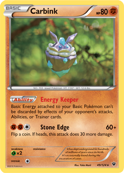 Carbink 49/124 Pokémon card from Fates Collide for sale at best price