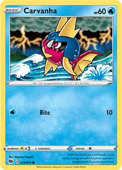 Carvanha 011/073 Pokémon card from Champion s Path for sale at best price