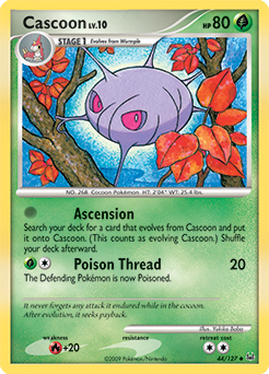 Cascoon 44/127 Pokémon card from Platinuim for sale at best price