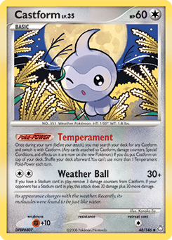 Castform 48/146 Pokémon card from Legends Awakened for sale at best price