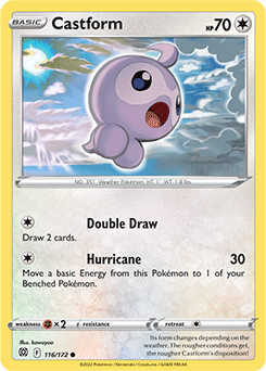 Castform 116/172 Pokémon card from Brilliant Stars for sale at best price