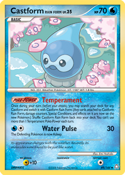 Castform Rain Form 49/146 Pokémon card from Legends Awakened for sale at best price