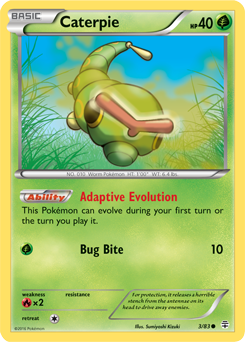 Caterpie 3/83 Pokémon card from Generations for sale at best price