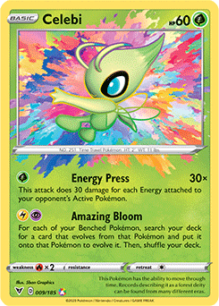 Celebi 009/185 Pokémon card from Vivid Voltage for sale at best price