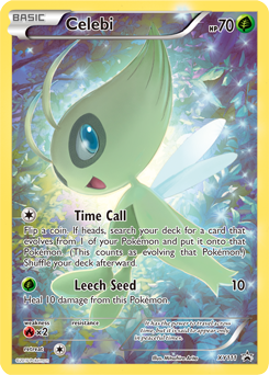 Promo Pokémon card Celebi XY111 from XY Promos expansion