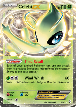 Celebi EX 9/149 Pokémon card from Boundaries Crossed for sale at best price