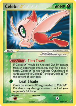 Celebi Star 100/100 Pokémon card from Ex Crystal Guardians for sale at best price