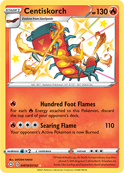 Centiskorch SV019/SV122 Pokémon card from Shining Fates for sale at best price