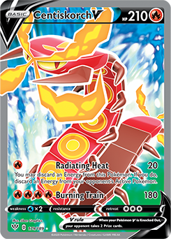 Centiskorch V 179/189 Pokémon card from Darkness Ablaze for sale at best price