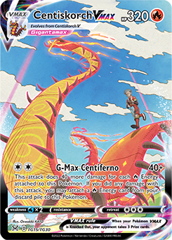 Centiskorch VMAX TG15/TG30 Pokémon card from Lost Origin for sale at best price