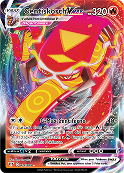 Centiskorch VMAX 34/189 Pokémon card from Darkness Ablaze for sale at best price