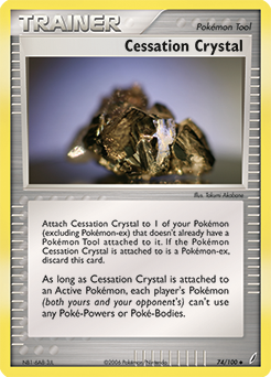 Carte Pokémon Arrêt de cristal 74/100 de la série Ex Gardiens de Cristal en vente au meilleur prix