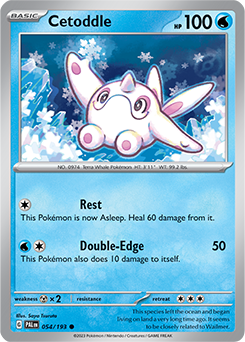 Cetoddle 054/193 Pokémon card from Paldea Evolved for sale at best price