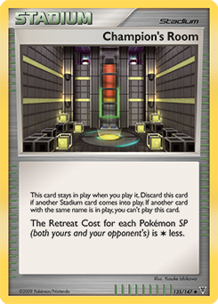 Uncommon Pokémon card Champion's Room 135/147 from Supreme Victors expansion