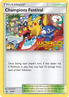 Champions Festival SM78 Pokémon card from Sun and Moon Promos for sale at best price