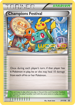 Promo Pokémon card Champions Festival XY176 from XY Promos expansion