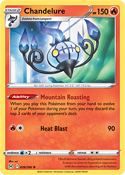 Chandelure 026/196 Pokémon card from Lost Origin for sale at best price