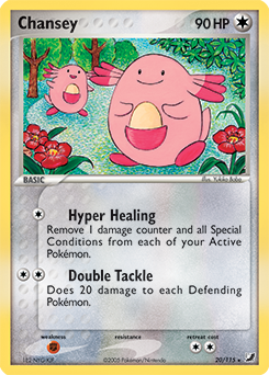 Chansey 20/115 Pokémon card from Ex Unseen Forces for sale at best price