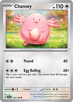 Chansey 144/198 Pokémon card from Scarlet & Violet for sale at best price