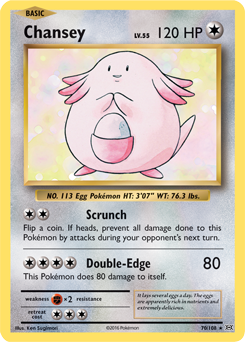 Chansey 70/108 Pokémon card from Evolutions for sale at best price